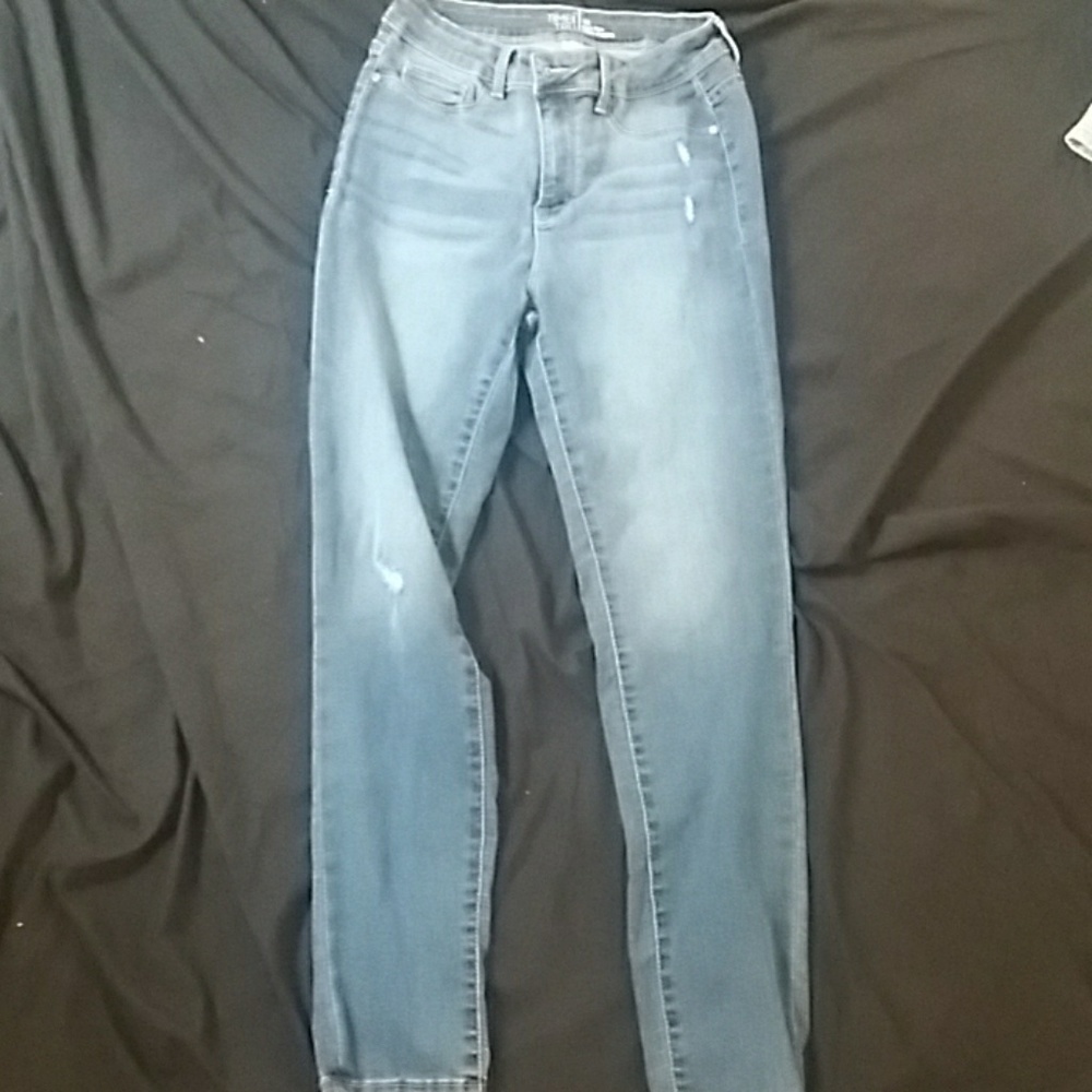 High rise ankle jeggings